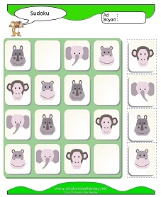 Sudoku Çocuk Bulmacaları